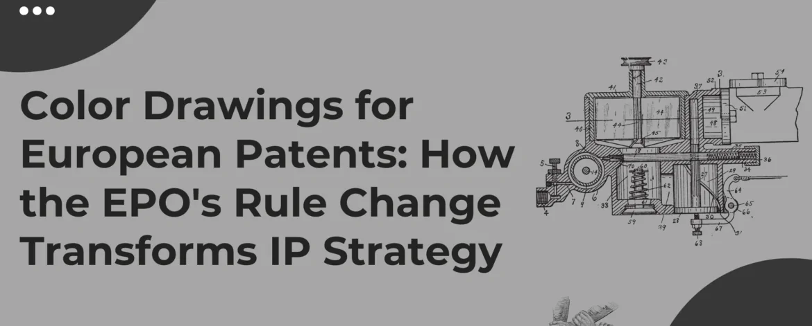 EPO to Allow Color Drawings in 2025