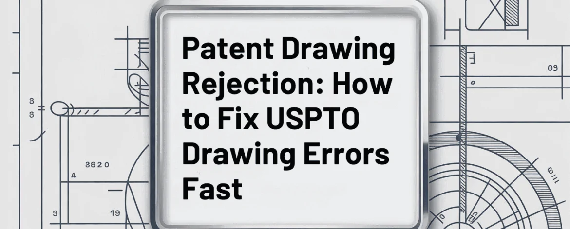 Patent Drawing Rejection: How to Fix USPTO Drawing Errors Fast