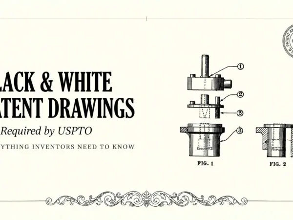 Black and White Patent Drawings