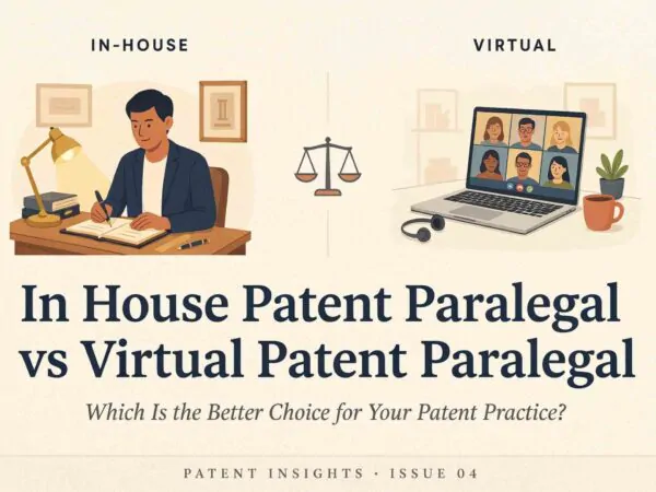 In House Patent Paralegal